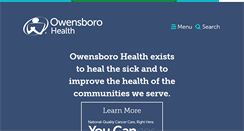 Desktop Screenshot of owensborohealth.org